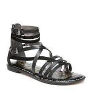 Sam Edelman Ganesa Black Leather sandal 9.5M with box